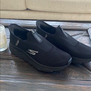 Skechers Men's Black Slip-On Shoes